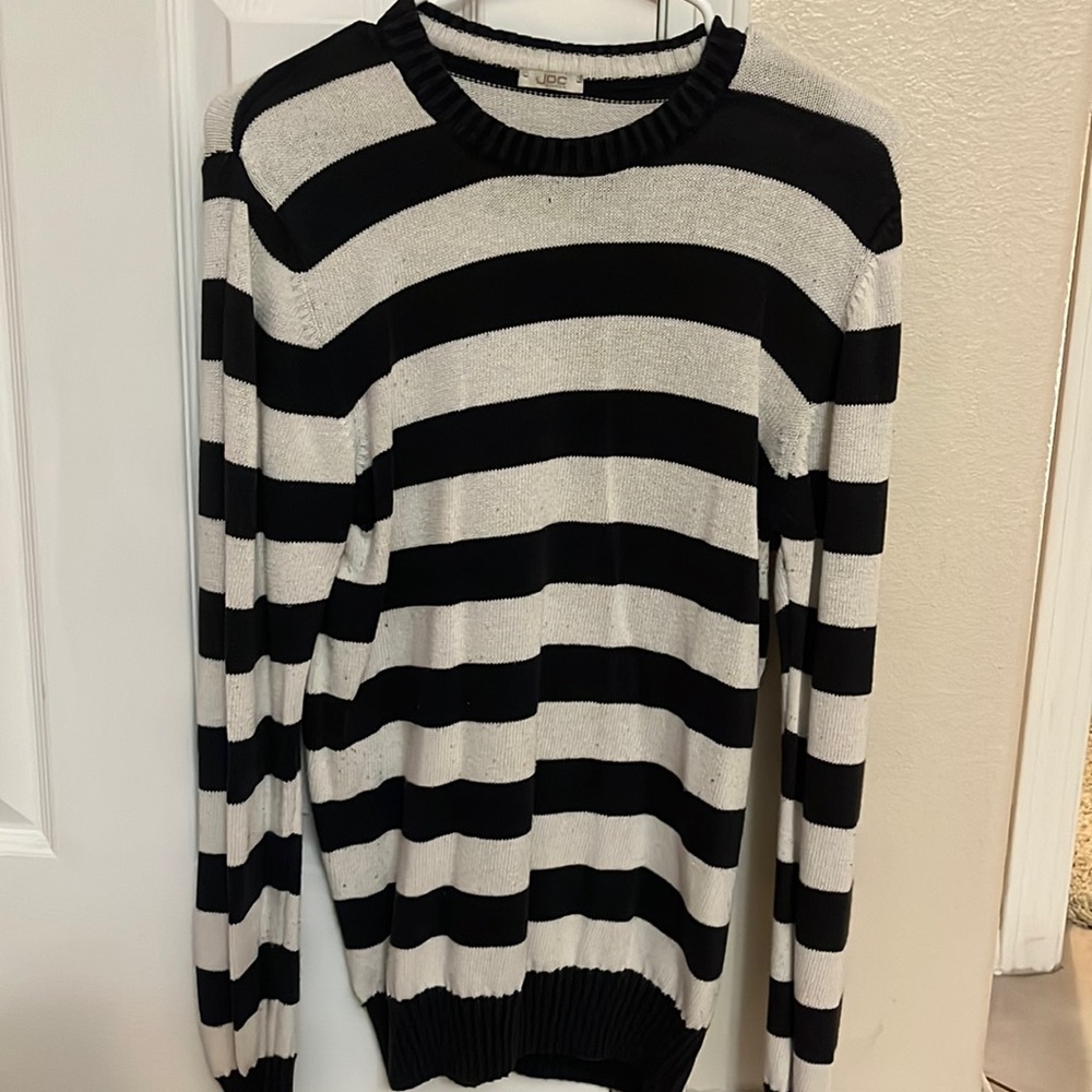 used stripped sweater